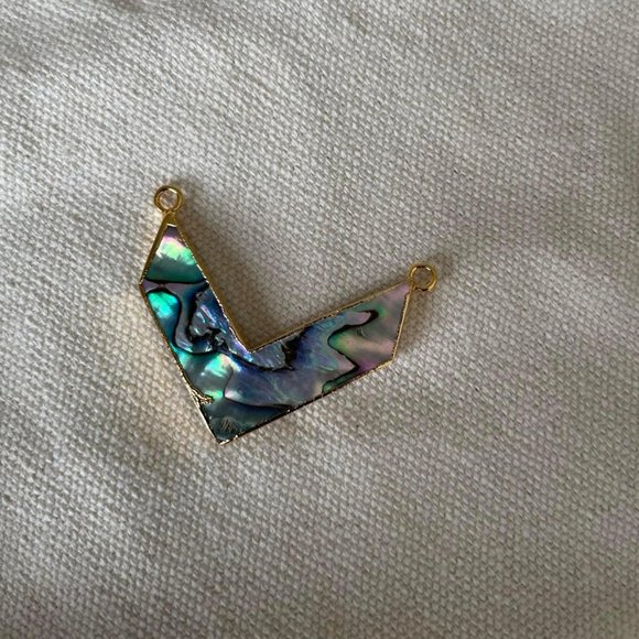 NWOT natural abolone shell pendant - Picture 3 of 3